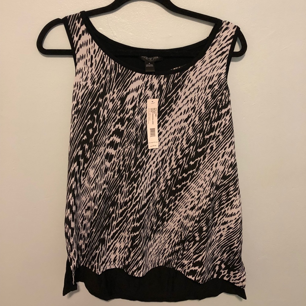 New Black and White Tank Top